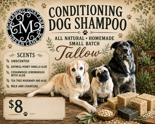 Cedar wood Lemongrass Aloe Conditioning Dog Shampoo Bar (Copy 2)