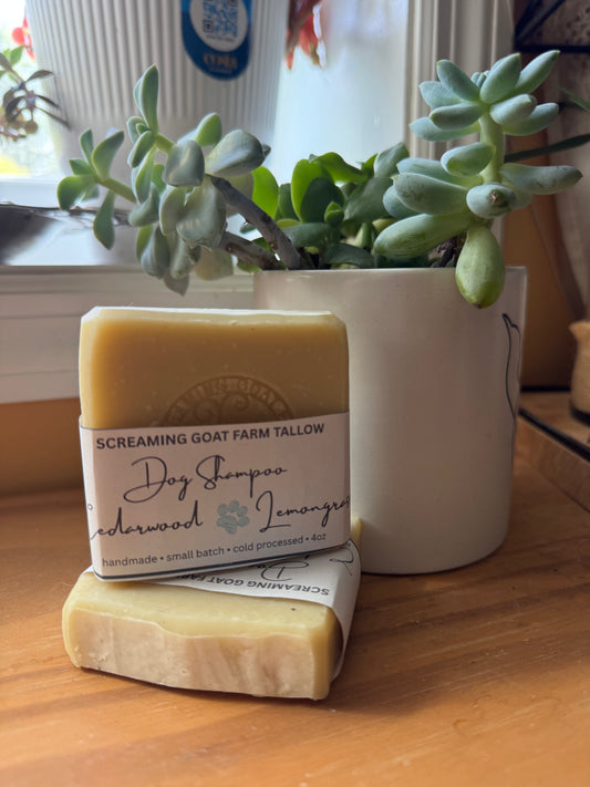 Cedar wood Lemongrass Aloe Conditioning Dog Shampoo Bar (Copy 2)