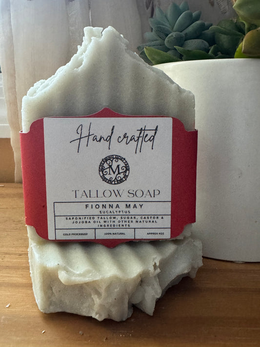 Fionna May Eucalyptus Tallow Soap Bar