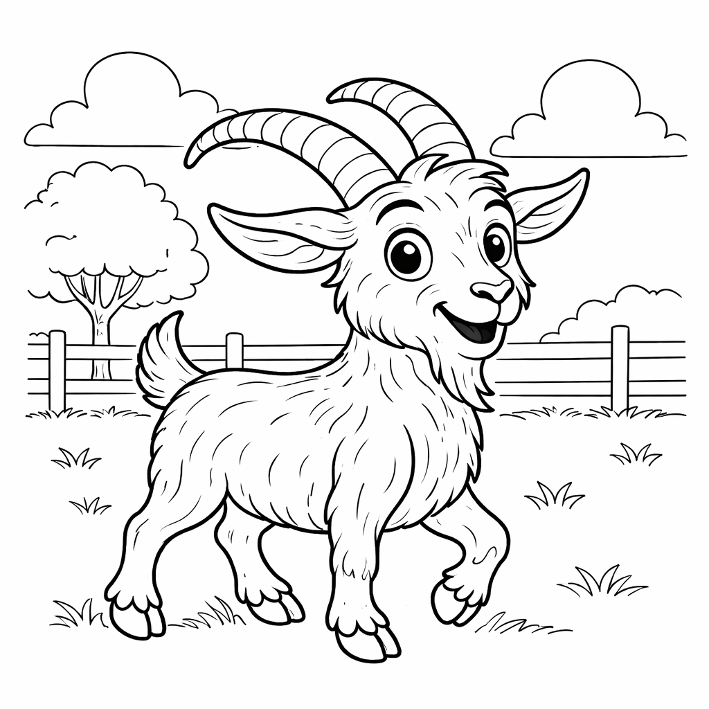 Benjamin The Bouncy Goat's: Colorful Farm Friends