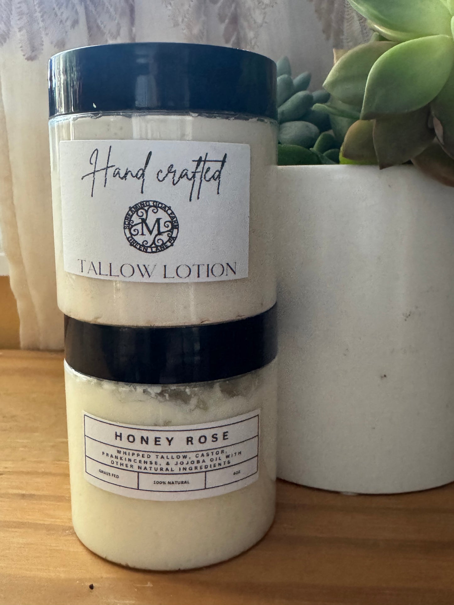 Whipped Honey Rose Tallow Lotion